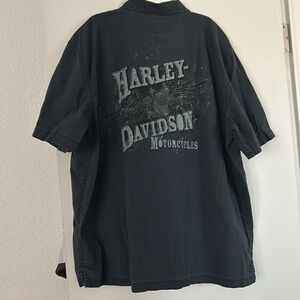 Harley Davidson button up